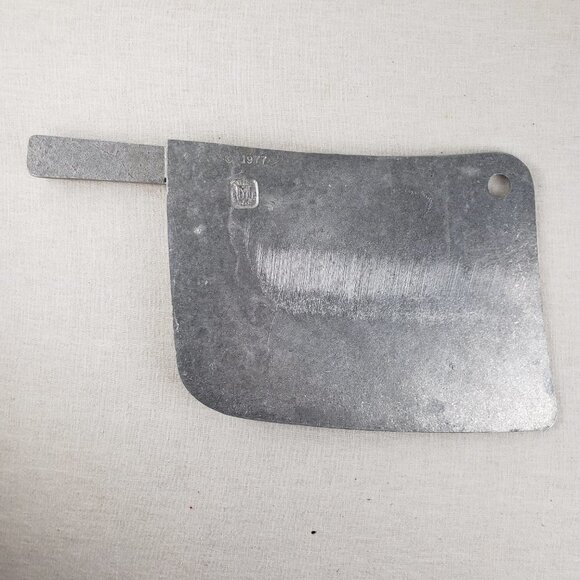 York Metalcrafters 1977 metal cleaver shape charcuterie cutting serving board - Picture 6 of 9